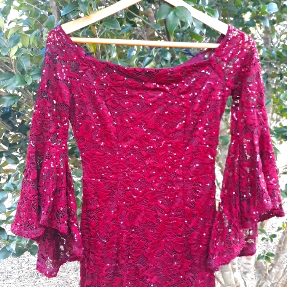 Red Sexy Lace Premier Amour Dress - Picture 8 of 8